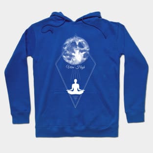 Vibin' High Moon Meditation Hoodie